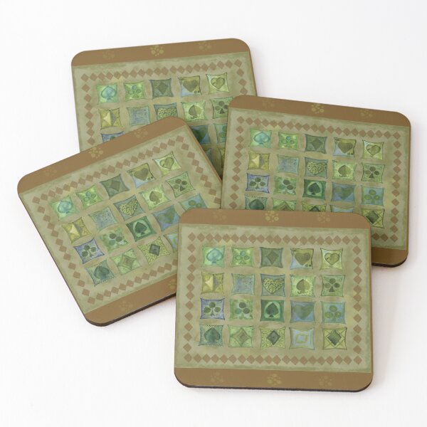 Item preview, Medieval Alice, array of card shapes designed and sold by Lynne Goodman Design.