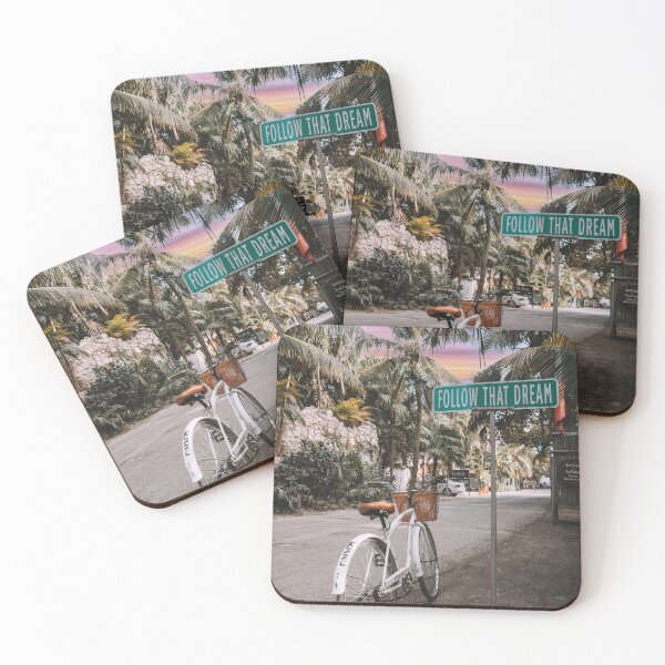 Item preview, Bicycle under palm trees designed and sold by Mauswohn.