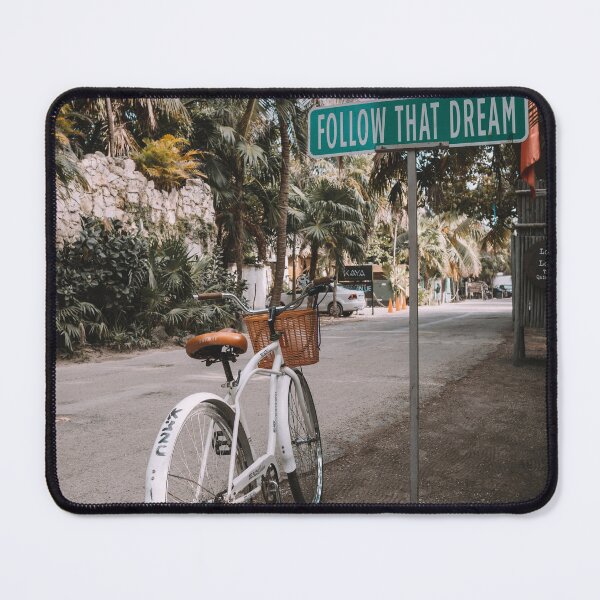 Item preview, Bicycle under palm trees designed and sold by Mauswohn.