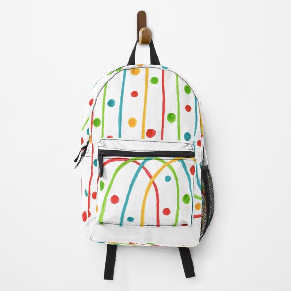 Item preview, Circus Dots and Waves, Red, Blue, Yellow, Green designed and sold by Lynne Goodman Design.
