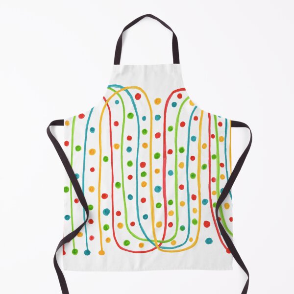 Item preview, Circus Dots and Waves, Red, Blue, Yellow, Green designed and sold by Lynne Goodman Design.