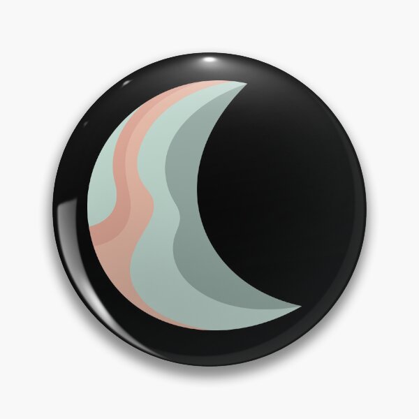Item preview, Retro Groovy Crescent Moon - 70s Aesthetic designed and sold by Julza Art.