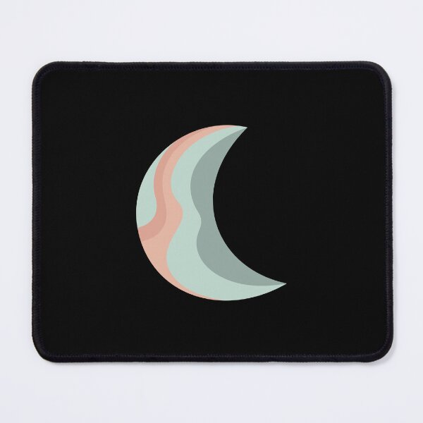 Item preview, Retro Groovy Crescent Moon - 70s Aesthetic designed and sold by Julza Art.