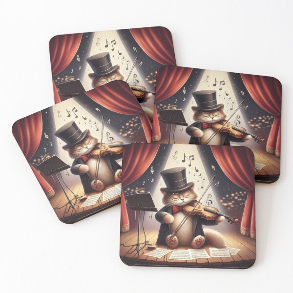 Item preview, musician cat plays the violin,funny cat,Cat Lover,cute cat designed and sold by Expressions-Sel.