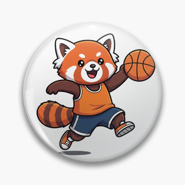 Item preview, Raccoon playing basketball designed and sold by SmileShopAJ.