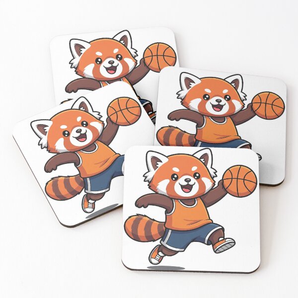 Item preview, Raccoon playing basketball designed and sold by SmileShopAJ.