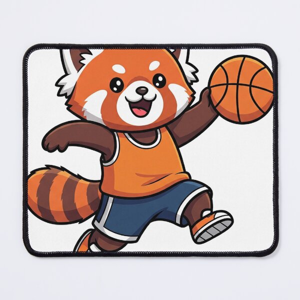 Item preview, Raccoon playing basketball designed and sold by SmileShopAJ.