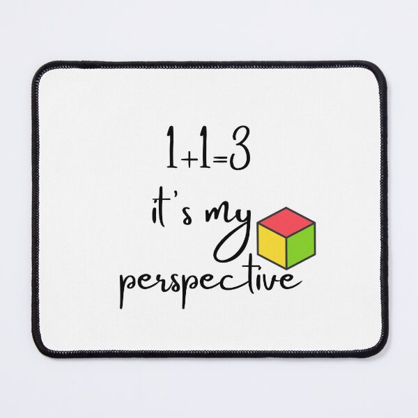 Item preview, 1+1=3 – Abstract Surreal Art on Perception & Reality designed and sold by kaviyadesigns.