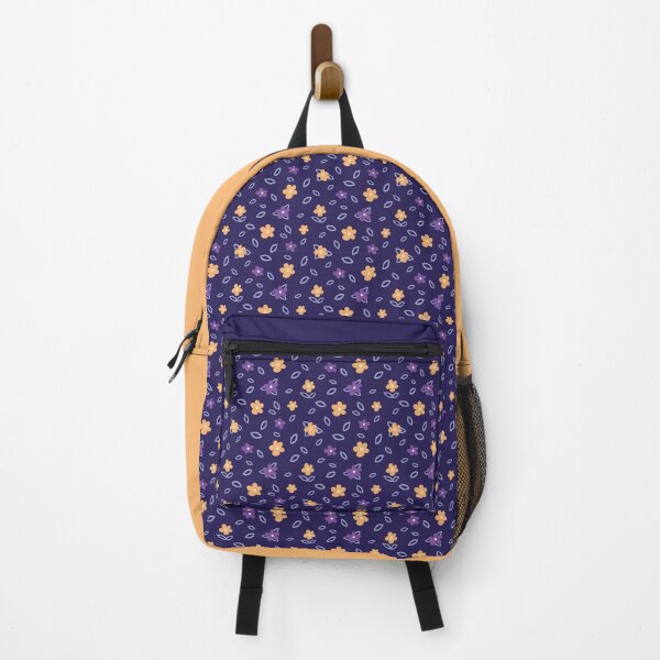 Item preview, Small Scale Minimal Lush Gold and Purple Florals Print designed and sold by Daniel Bevis Design.