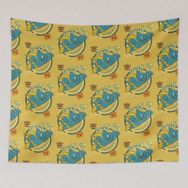 Item preview, Kaptain Kat™ – Retro Hero of Justice! designed and sold by Tookiester.