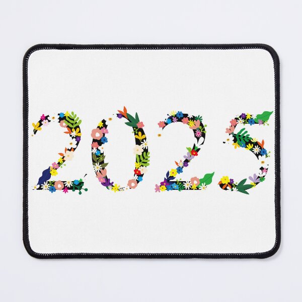 Item preview, 2025 Floral Sticker – Colorful Flower Number for Planner, Scrapbook, or Gift designed and sold by cpop-studio.