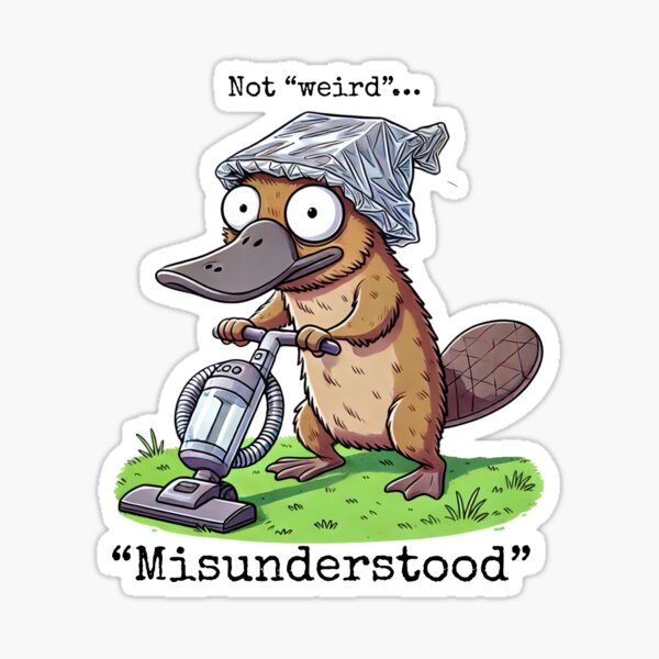 Item preview, Misunderstood Platypus designed and sold by GoodYarnsCo.