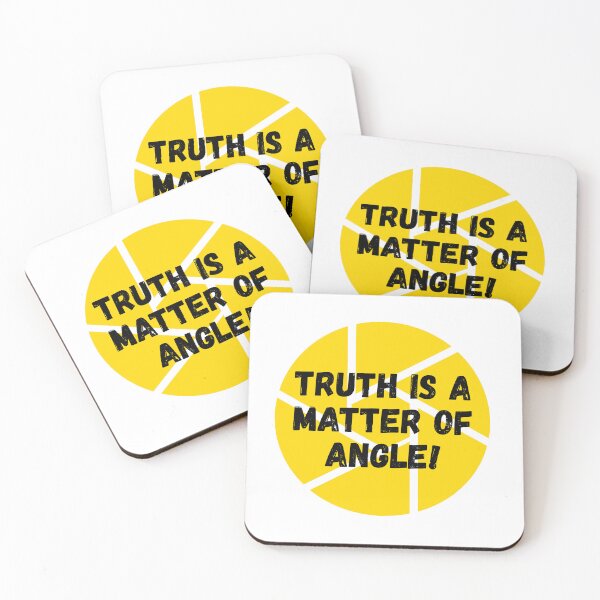 Item preview, Truth Is a Matter of Angle – Optical Illusion Philosophy Art designed and sold by kaviyadesigns.