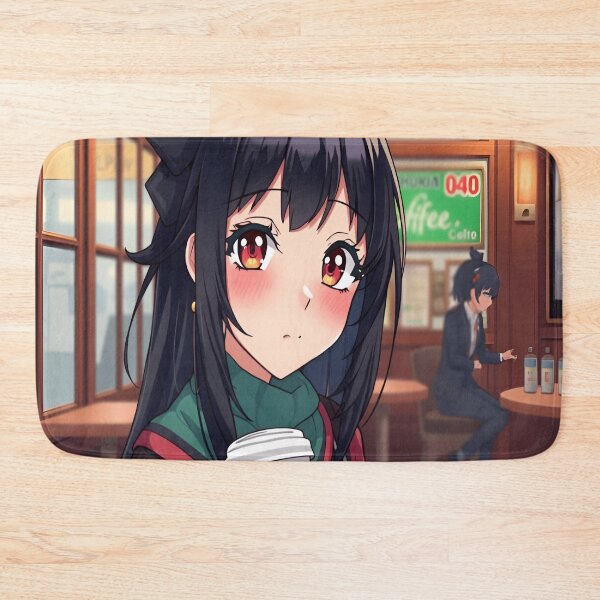 Item preview, Illustration: Introverted emo anime girl who always goes out for coffee. designed and sold by Emo-World-Tour.