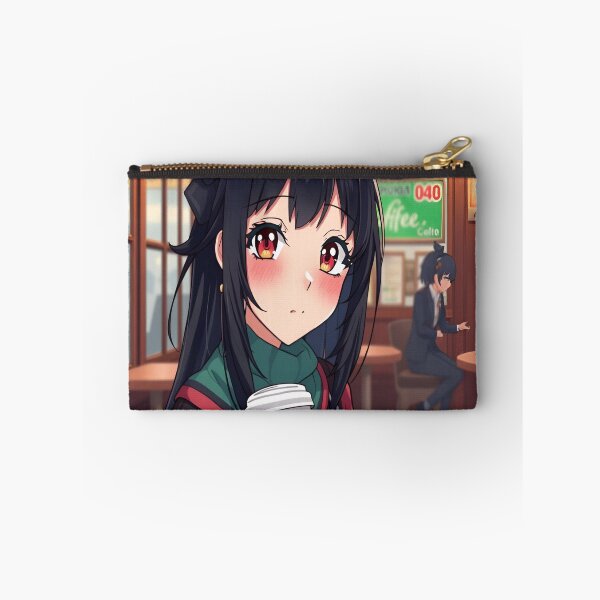 Item preview, Illustration: Introverted emo anime girl who always goes out for coffee. designed and sold by Emo-World-Tour.