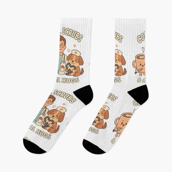 Item preview, Coffee, scrubs & animal hugs designed and sold by Bettybee00.