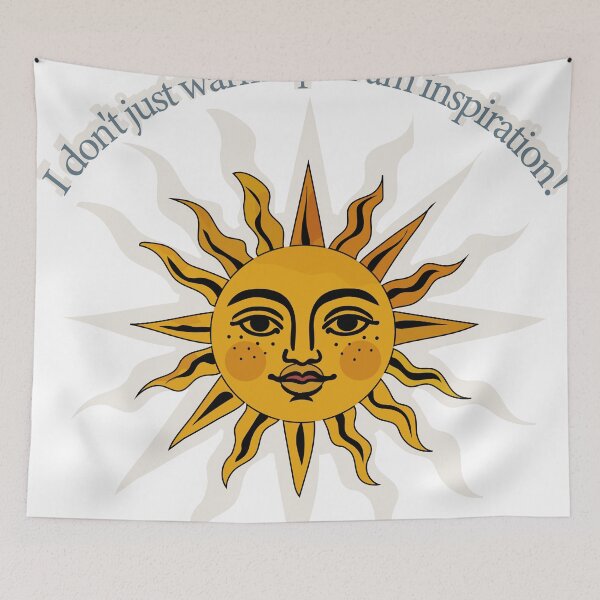 Item preview,  Sticker Sun : I don't just warm you - I'm an inspiration! designed and sold by CheriTanya.