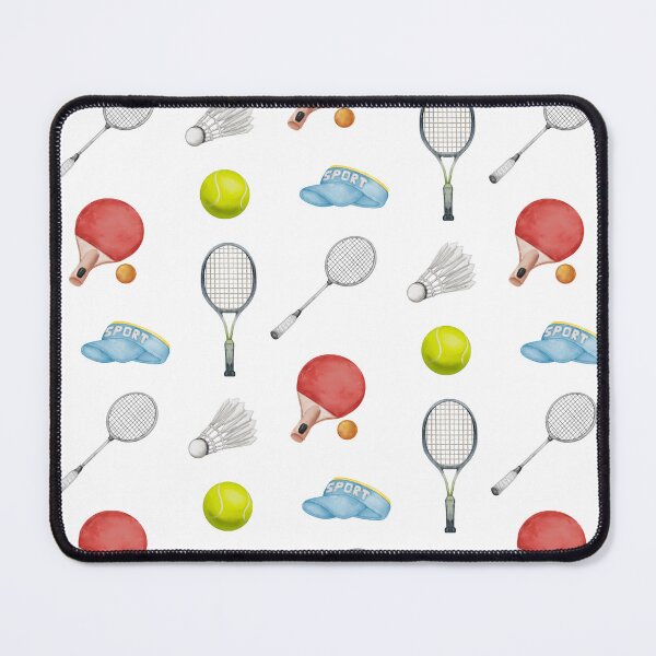 Item preview, balls and rackets sticker variety pack designed and sold by mitscorner.