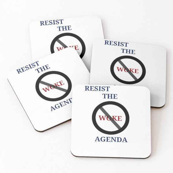 Item preview, Resist The Woke Agenda designed and sold by DigiCreArte.