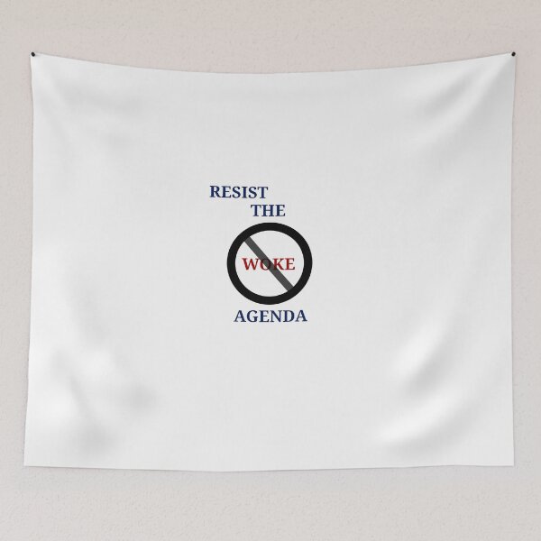 Item preview, Resist The Woke Agenda designed and sold by DigiCreArte.