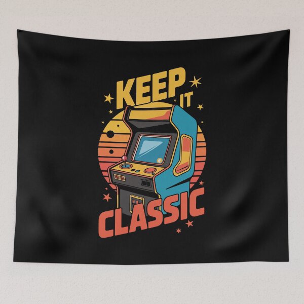 Item preview, Keep It Classic Retro Gaming Pixel Nostalgia Design designed and sold by BestDetailer.