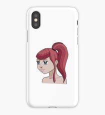 Red Ponytail iPhone Case
