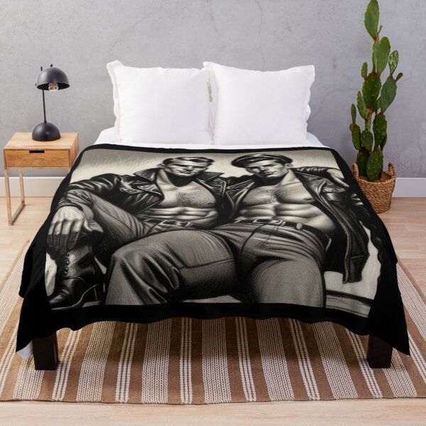 Item preview, 1940 Cool Boys Tom of Finland Tribute Leather Bikers Pride Graphic Design designed and sold by ItsAKinkThing.