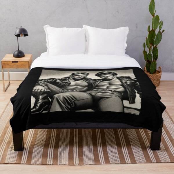 Item preview, 1940 Cool Boys Tom of Finland Tribute Leather Bikers Pride Graphic Design designed and sold by ItsAKinkThing.
