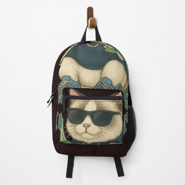 Item preview, Thug Life Cat Rich Funny Street Art designed and sold by Tohiddesign.