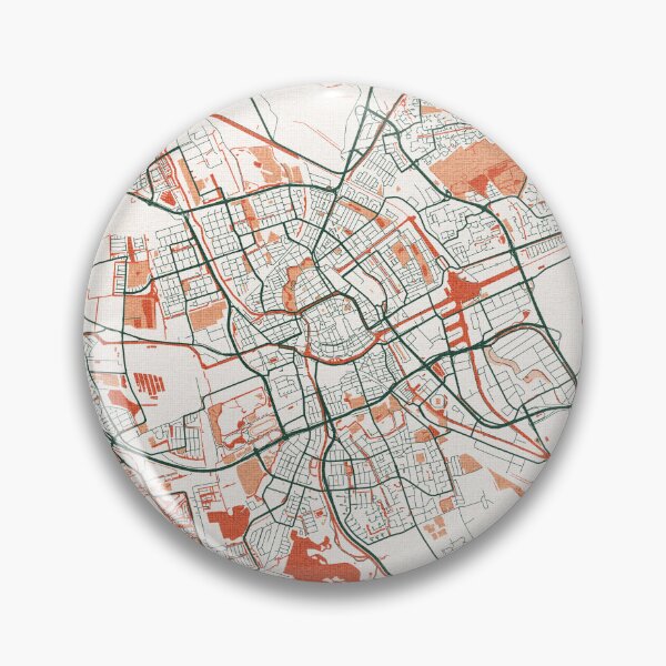 Item preview, Groningen City Map of Netherlands - Bohemian designed and sold by deMAP.