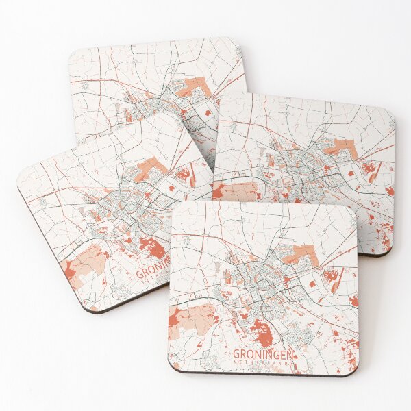 Item preview, Groningen City Map of Netherlands - Bohemian designed and sold by deMAP.