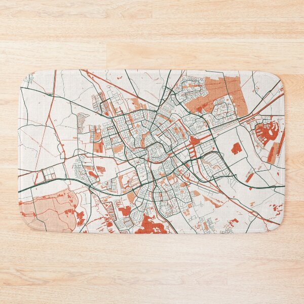 Item preview, Groningen City Map of Netherlands - Bohemian designed and sold by deMAP.