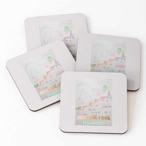 Item preview, Music Lesson Jumping Frog kids play piano beginners Note designed and sold by T-shirtsMZH.