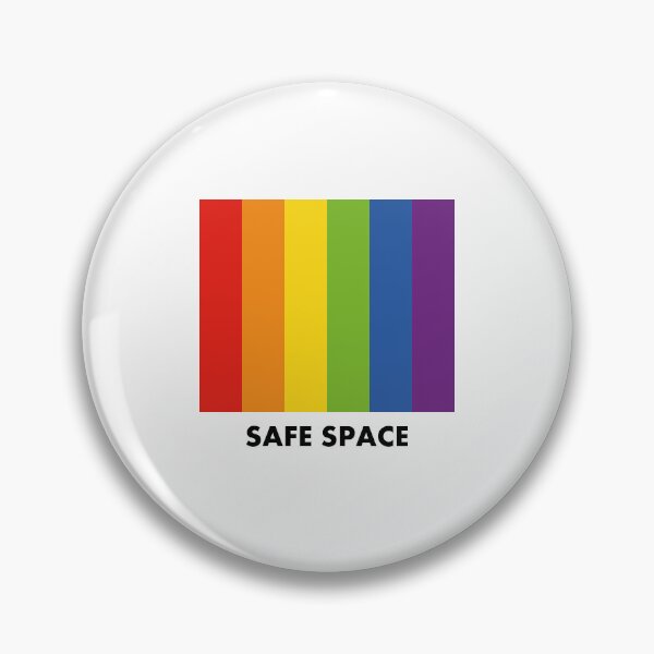 Artikelvorschau, Sicherer Raum – Pride Allyship entworfen und verkauft von Inspirationmotivation.