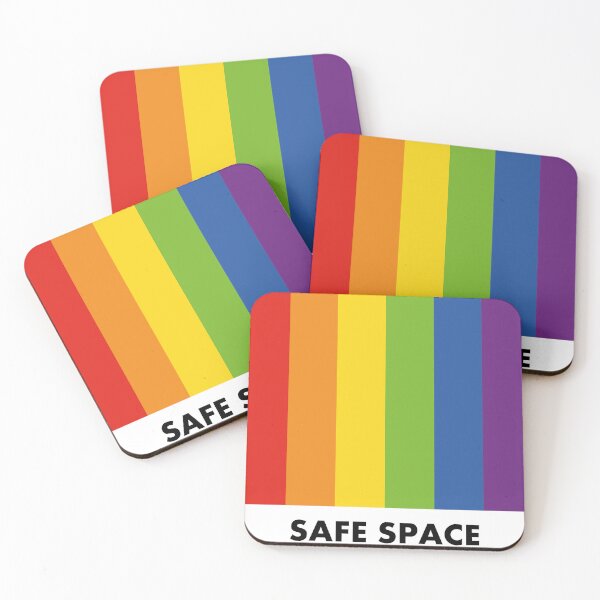 Item preview, Safe Space - Pride Allyship designed and sold by Inspirationmotivation.