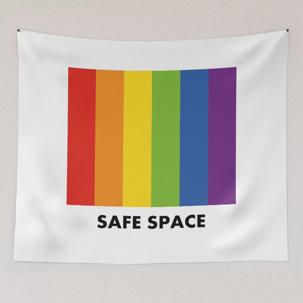 Item preview, Safe Space - Pride Allyship designed and sold by Inspirationmotivation.