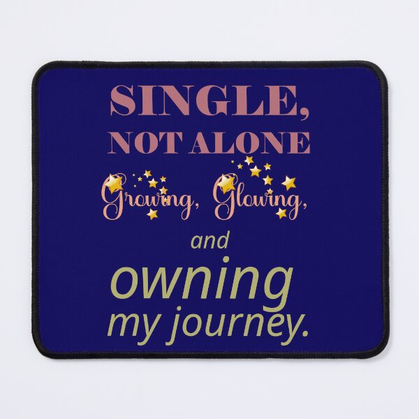 Item preview, Single, Not Alone – Inspiring Design for Independent Souls Growing and Glowing designed and sold by ArtsyExplorer.
