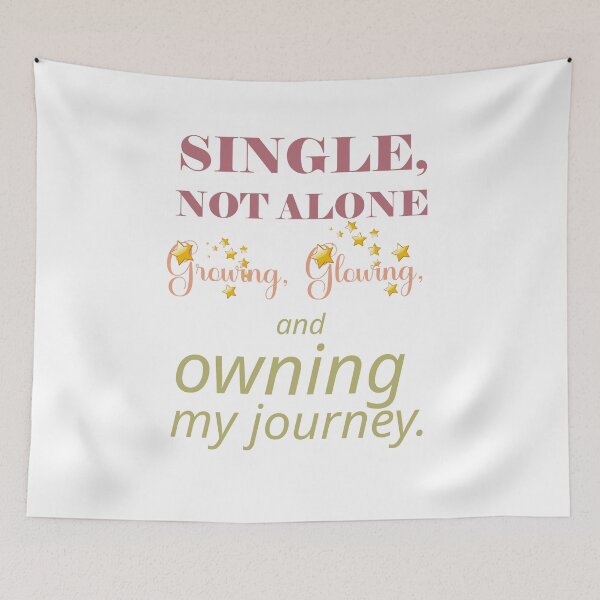 Item preview, Single, Not Alone – Inspiring Design for Independent Souls Growing and Glowing designed and sold by ArtsyExplorer.