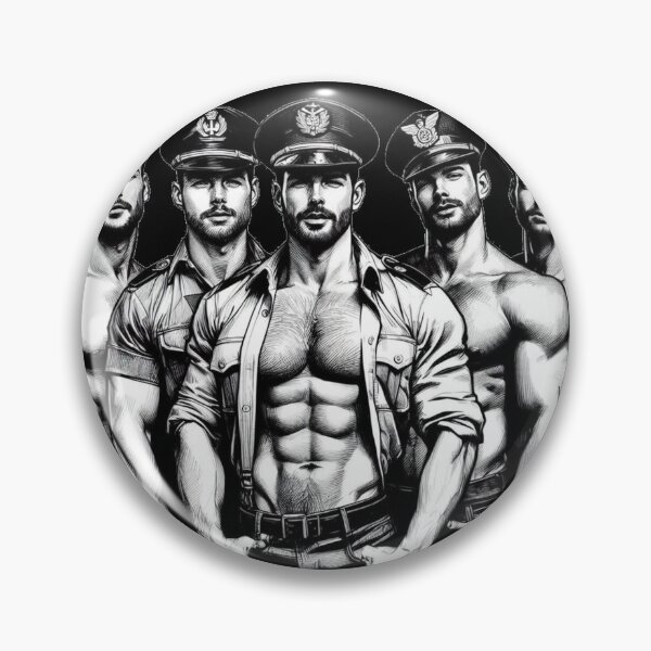 Item preview, Let's Hear It For The Boys Tom of Finland Tribute Military Gay Pride Graphic Design designed and sold by ItsAKinkThing.