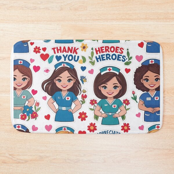 Item preview, national nurses week stickers design designed and sold by AKANKEDESIGN.