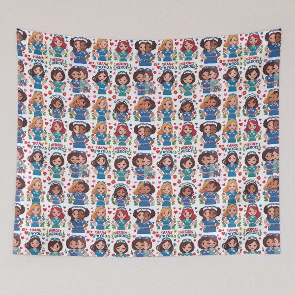 Item preview, national nurses week stickers design designed and sold by AKANKEDESIGN.