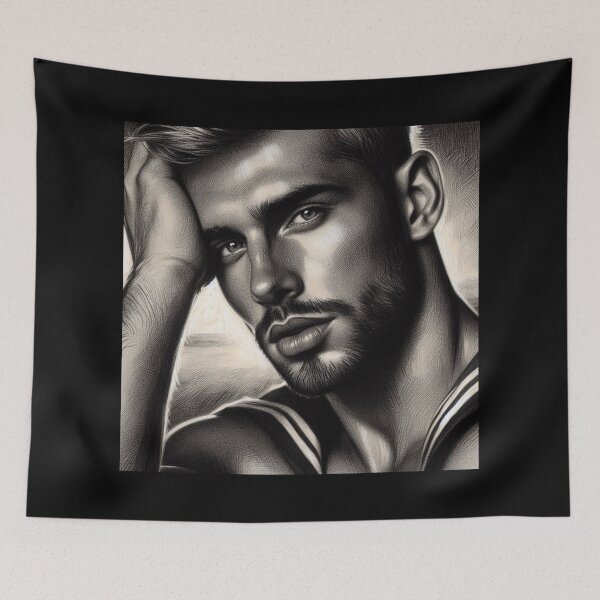 Item preview, Ahoy Sailor Tom of Finland Tribute Gay Pride Graphic Design designed and sold by ItsAKinkThing.
