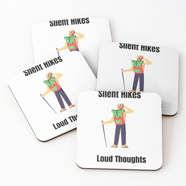 Item preview, Silent Hikes, Loud Thoughts designed and sold by DesignMeThat.