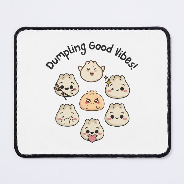Item preview, Dumpling Good Vibes, Dim Sum, Yum Cha, Kawaii, Cute designed and sold by AASparksDesigns.