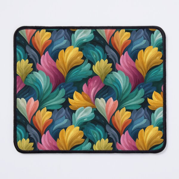 Item preview, Vibrant Abstract Floral Seamless Pattern with Texture designed and sold by ML-Media.