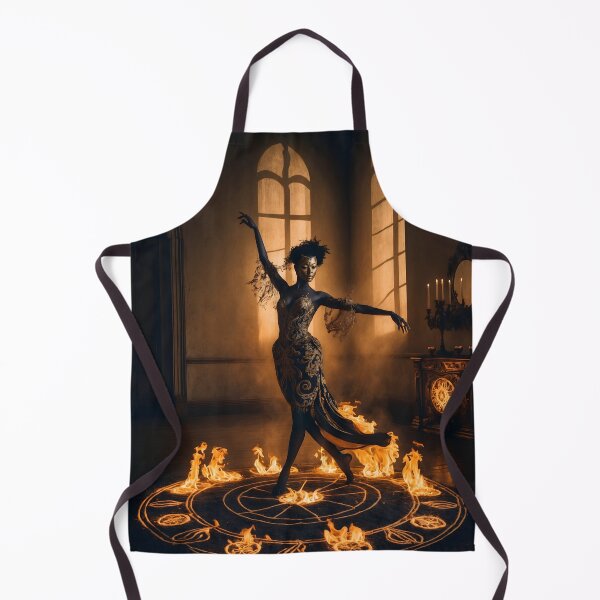 Item preview, Gothic Zodiac Art – Leo Fire Ritual Illustration designed and sold by LaLi-Designs.
