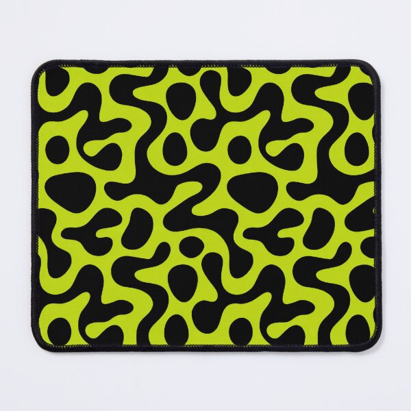 Item preview, Abstract Groovy Lime Green and Black Seamless Pattern. designed and sold by RGShirtWorks.