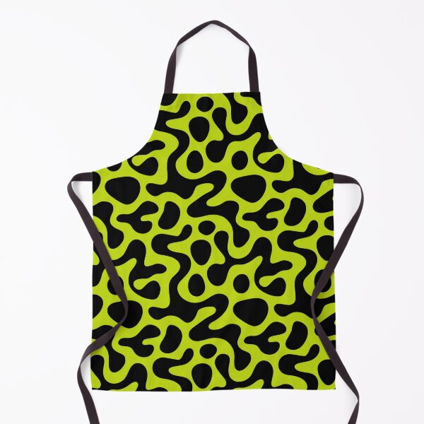 Item preview, Abstract Groovy Lime Green and Black Seamless Pattern. designed and sold by RGShirtWorks.