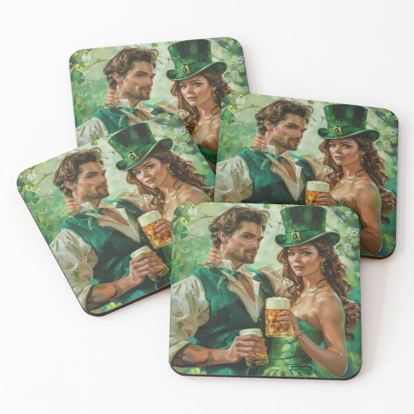 Item preview, Clover and Ale: A St. Patrick’s Toast designed and sold by ArgentoArt.