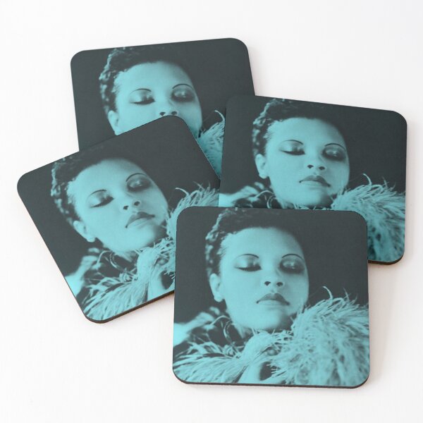 Item preview, Billie Holiday in turquoise designed and sold by carmencuarzo.